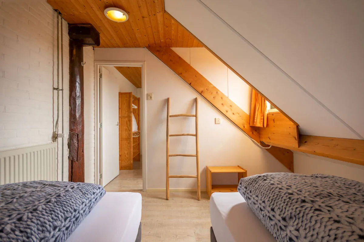 Kip 2 overloopslaapkamer, appartement, kipofeiland, Hoorn Terschelling